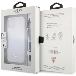 Hurtownia GSM - Etui Guess GUHCP12MKPSBK Apple iPhone 12/12 Pro Transparentní tvrdý obal Černá perla - GUE1196CL - {ean13} - Hurt