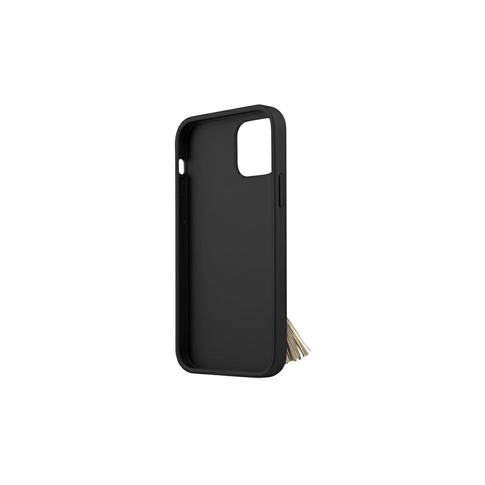 Hurtownia GSM - Etui Guess GUHCP12MRSSABK Apple iPhone 12/12 Pro černý/black hardcase Saffiano s kroužkovým stojanem - GUE1198BLK - {ean13} - Hurt
