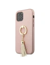 Etui Guess GUHCP12MRSSARG Apple iPhone 12/12 Pro różowy/pink hardcase Saffiano with ring stand