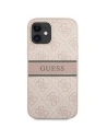 Hurtownia GSM - Etui Guess GUHCP12S4GDPI Apple iPhone 12 mini różowy/pink hardcase 4G Stripe - GUE1200PNK - {ean13} - Hurt