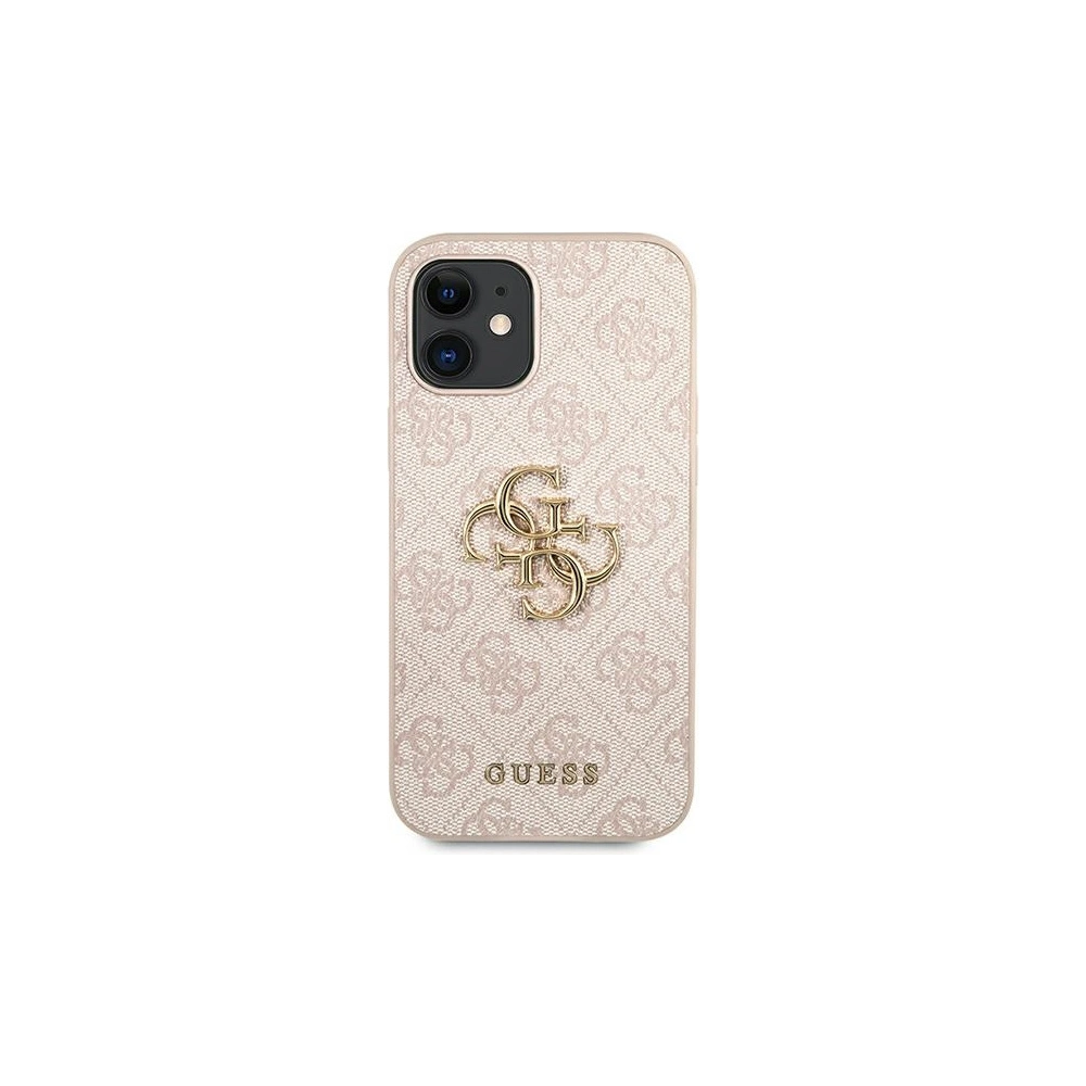 Wholesale Guess GUHCP12S4GMGPI Apple iPhone 12 mini pink hardcase 4G Big Metal Logo - GUE1201PNK - {ean13} - Hurt