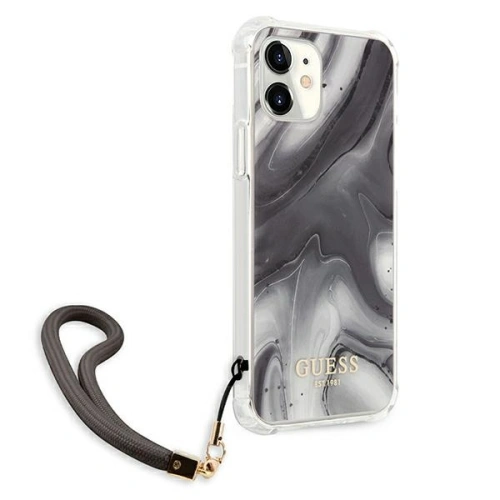 Etui Guess GUHCP12SKSMAGR Apple iPhone 12 mini szary/grey hardcase Marble Collection
