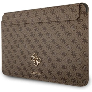 Etui Guess Sleeve GUCS13G4GFBR 13 cali brązowy/brown 4G Big Logo