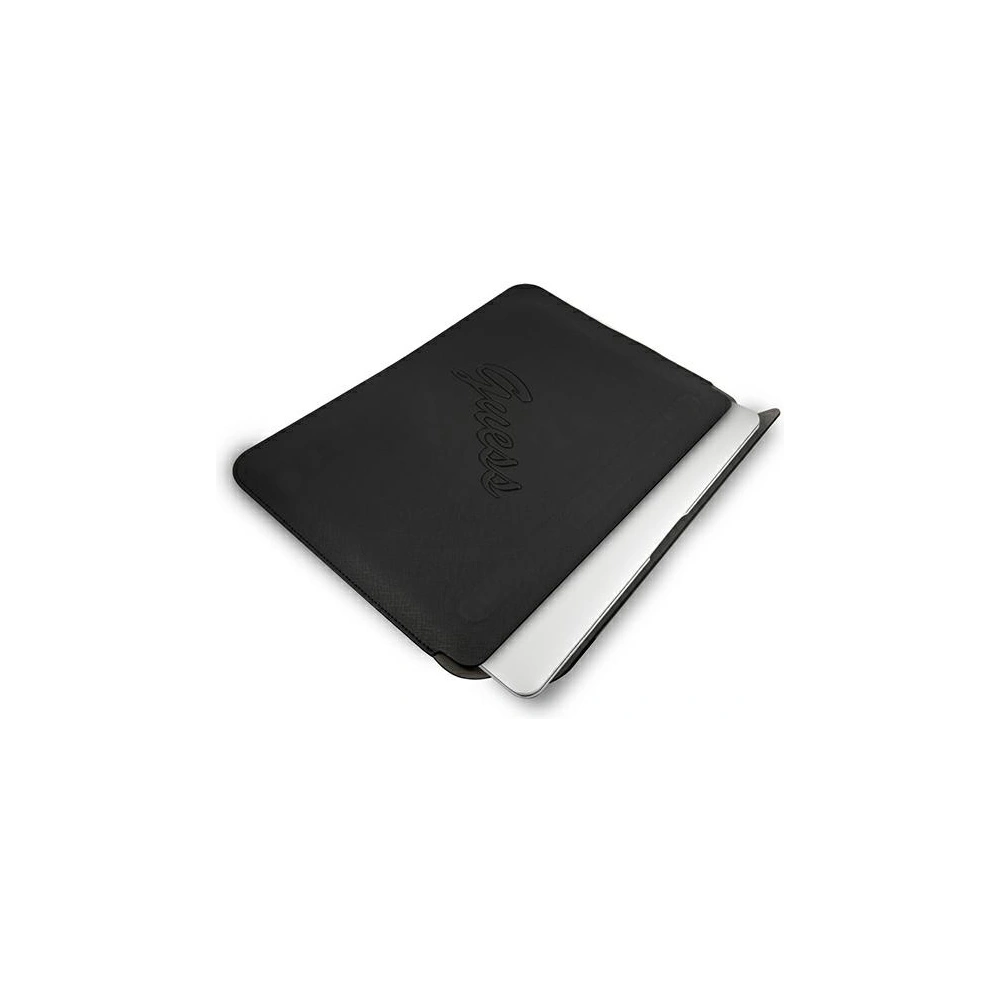 Hurtownia GSM - Etui Guess Sleeve GUCS13PUSASBK 13 palců černý/black Saffiano Script - GUE1206BLK - {ean13} - Hurt