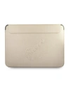 Guess Sleeve GUCS13PUSASLG 13 inch gold Saffiano Script