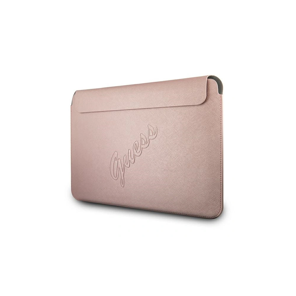 Hurtownia GSM - Etui Guess Sleeve GUCS13PUSASPI 13 cali różowy/pink Saffiano Script - GUE1208PNK - {ean13} - Hurt