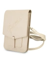 Guess Bag GUWBRSAVSLG gold Saffiano Script