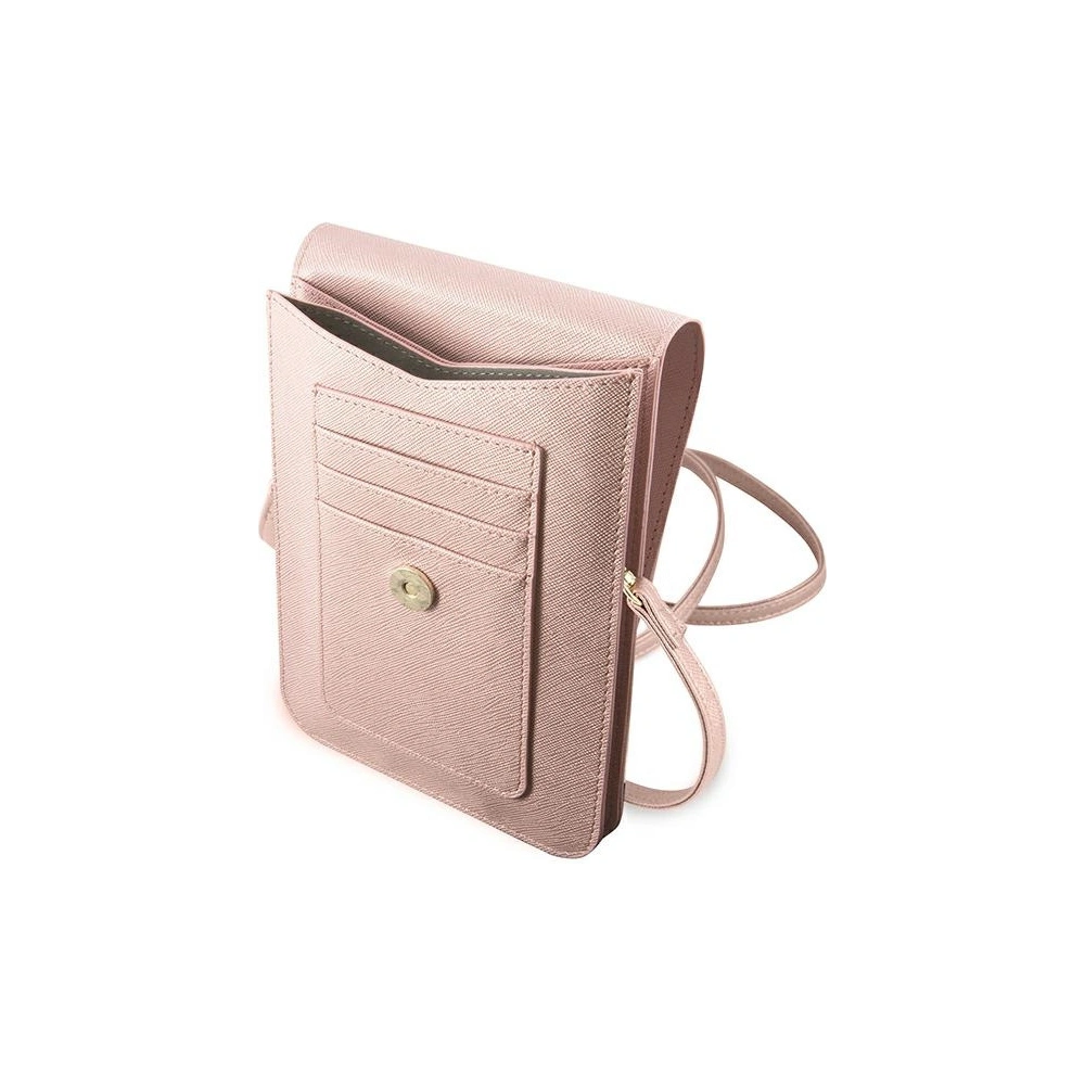 Wholesale Guess Bag GUWBRSAVSPI pink Saffiano Script - GUE1215PNK - {ean13} - Hurt
