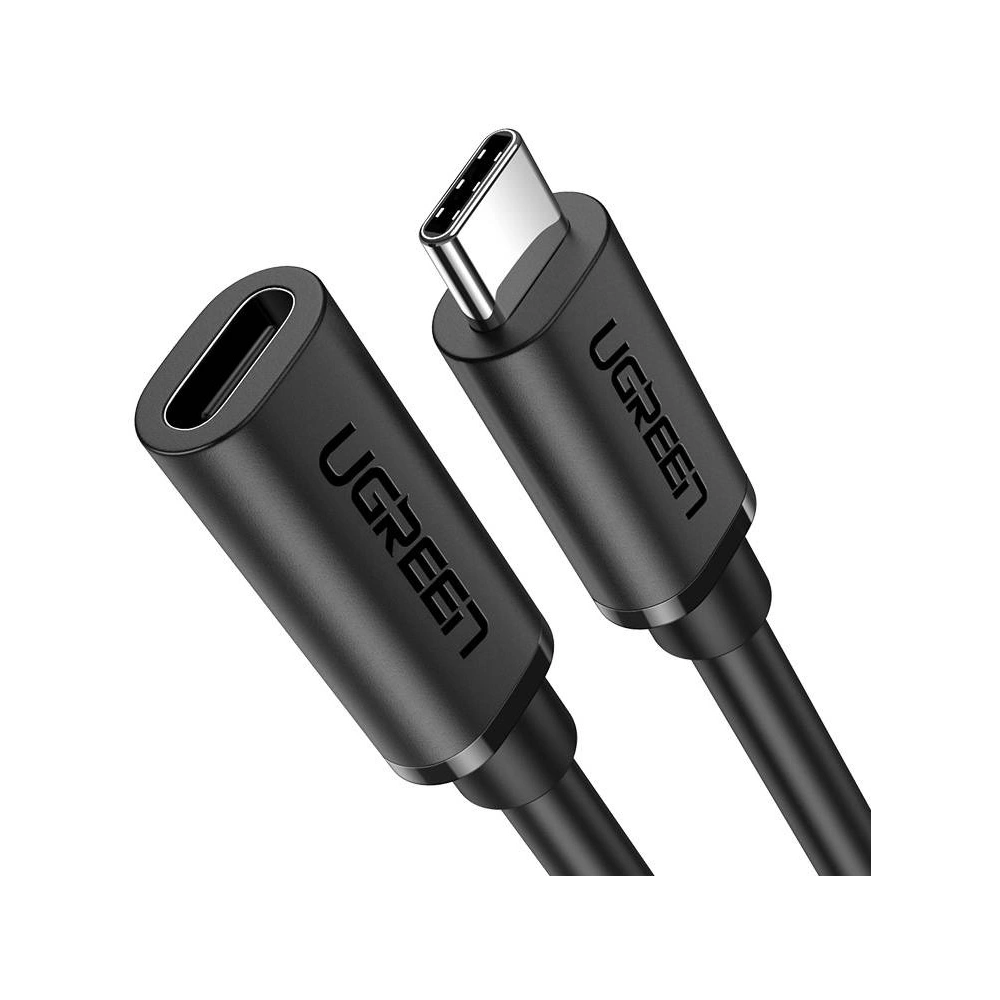 Wholesale UGREEN USB Type C 3.1 Gen2 Male to Female Cable Nickel Plating 1m (Black) - UGR985BLK - {ean13} - Hurt