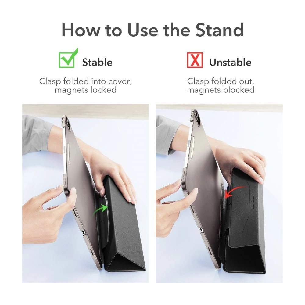 Wholesale ESR Ascend Trifold & Tempered Glass Apple iPad Pro 11 2021 Black - ESR358BLK - {ean13} - Hurt