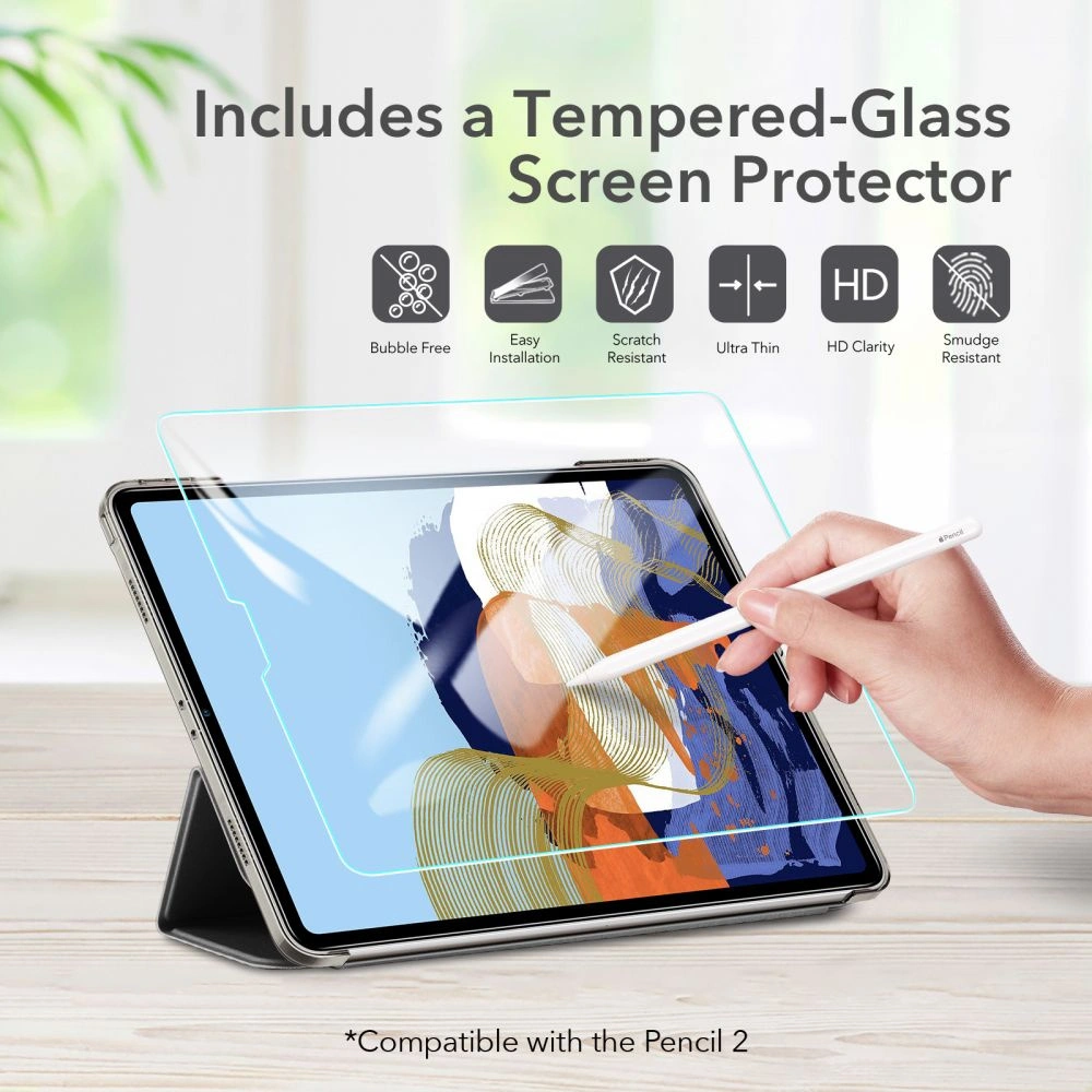 Wholesale ESR Ascend Trifold & Tempered Glass Apple iPad Pro 11 2021 Black - ESR358BLK - {ean13} - Hurt