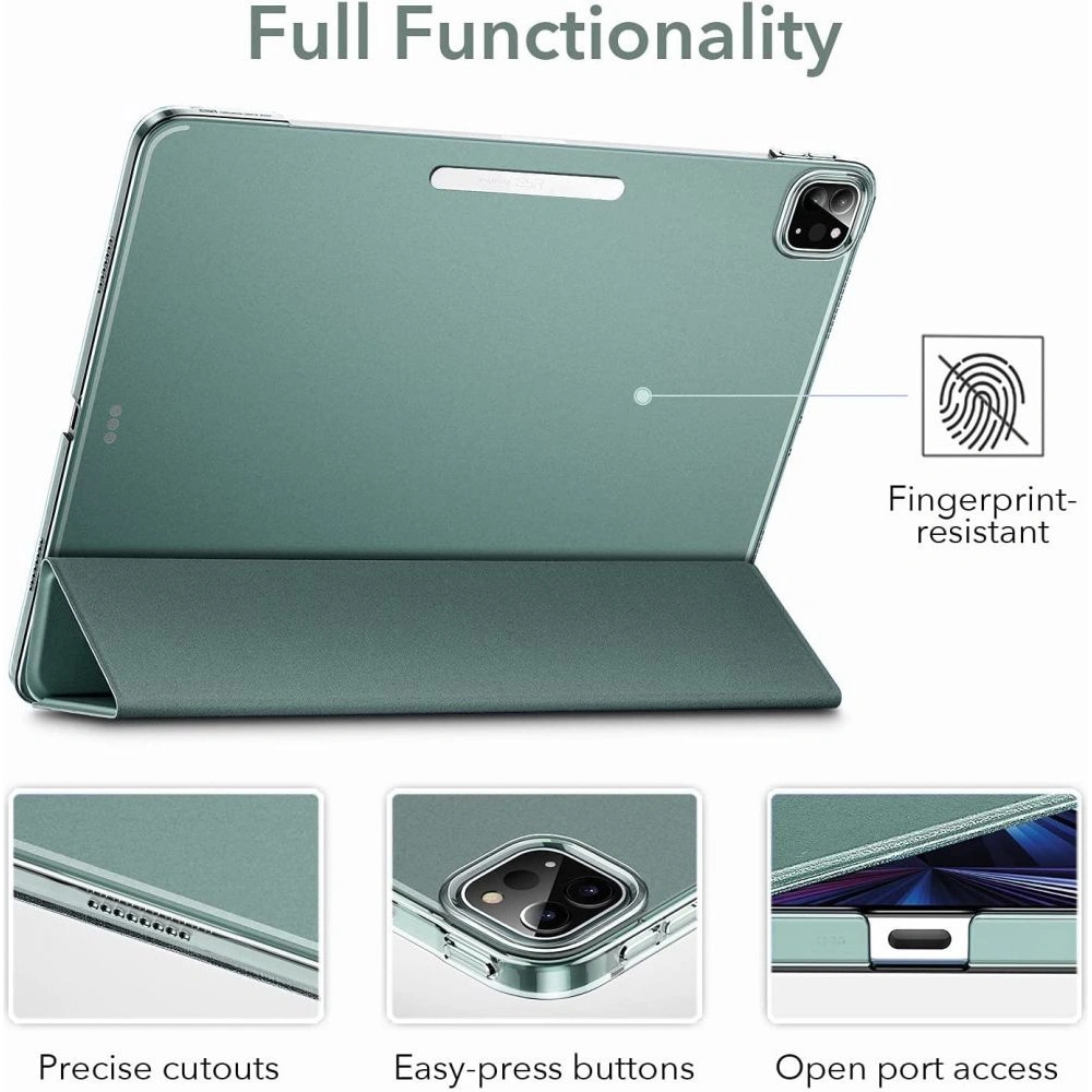 Wholesale ESR Ascend Trifold Apple iPad Pro 11 2021 Forest Green - ESR359GRN - {ean13} - Hurt