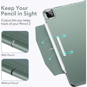 Wholesale ESR Ascend Trifold Apple iPad Pro 11 2021 Forest Green - ESR359GRN - {ean13} - Hurt