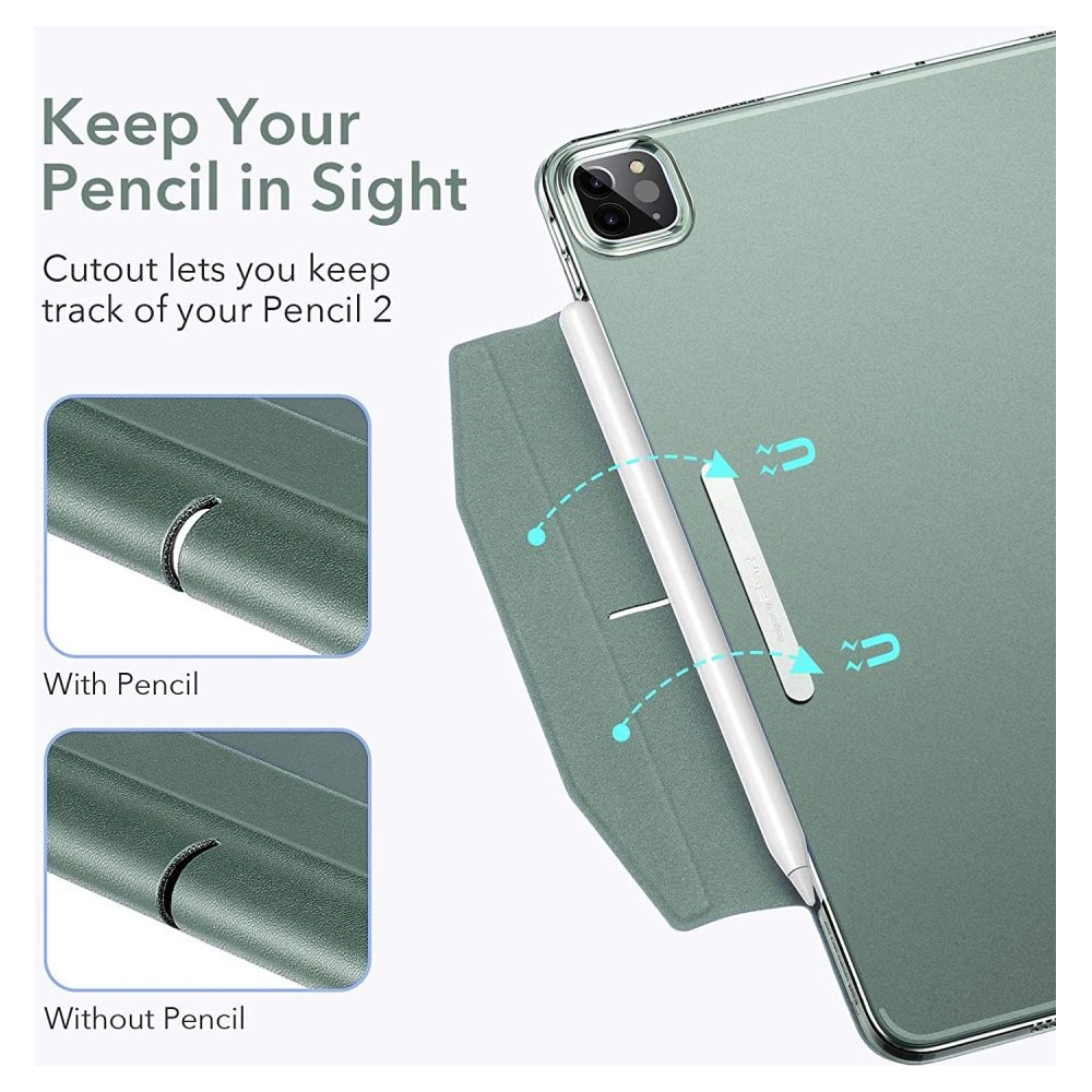 Wholesale ESR Ascend Trifold Apple iPad Pro 11 2021 Forest Green - ESR359GRN - {ean13} - Hurt