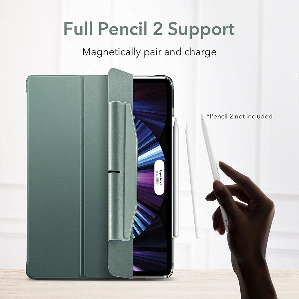 Wholesale ESR Ascend Trifold Apple iPad Pro 11 2021 Forest Green - ESR359GRN - {ean13} - Hurt