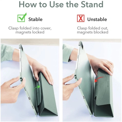 Etui ESR Ascend Trifold Apple iPad Pro 11 2021 (3. generacji) Forest Green