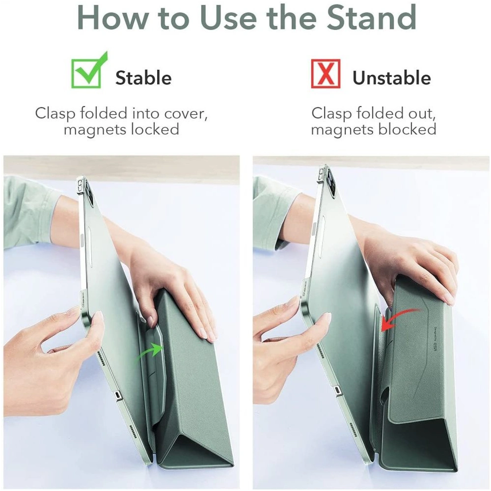 Wholesale ESR Ascend Trifold Apple iPad Pro 11 2021 Forest Green - ESR359GRN - {ean13} - Hurt