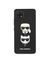 Hurtownia GSM - Etui Karl Lagerfeld KLHCSA22SAKICKCBK Samsung Galaxy A22 5G czarny/black hardcase Saffiano Ikonik Karl&Choupette Head - KLD593BLK - {ean13} - Hurt