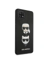 Hurtownia GSM - Etui Karl Lagerfeld KLHCSA22SAKICKCBK Samsung Galaxy A22 5G czarny/black hardcase Saffiano Ikonik Karl&Choupette Head - KLD593BLK - {ean13} - Hurt