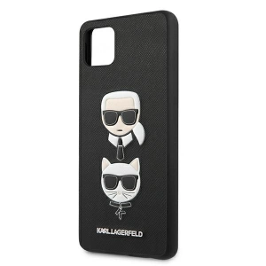 Wholesale Karl Lagerfeld KLHCSA22SAKICKCBK Samsung Galaxy A22 5G black hardcase Saffiano Ikonik Karl&Choupette Head - KLD593BLK - {ean13} - Hurt
