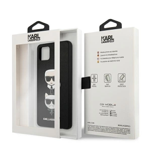 Wholesale Karl Lagerfeld KLHCSA22SAKICKCBK Samsung Galaxy A22 5G black hardcase Saffiano Ikonik Karl&Choupette Head - KLD593BLK - {ean13} - Hurt