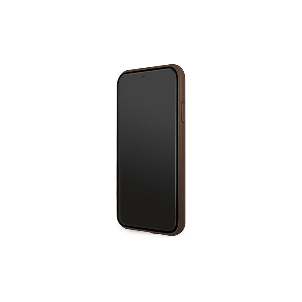 Etui Guess GUHCN584GMGBR Apple iPhone 11 Pro brązowy/brown hardcase 4G Big Metal Logo