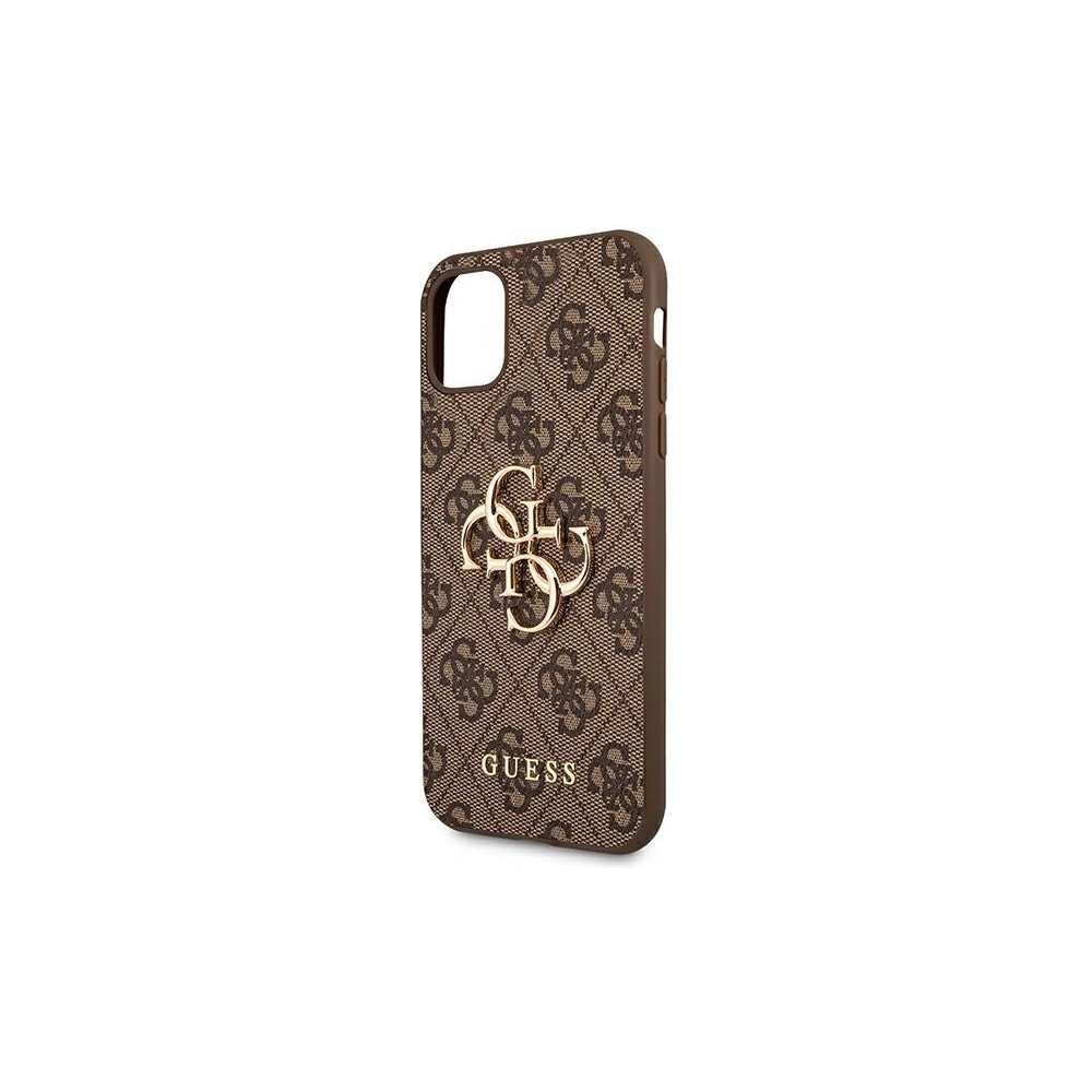 Etui Guess GUHCN584GMGBR Apple iPhone 11 Pro brązowy/brown hardcase 4G Big Metal Logo