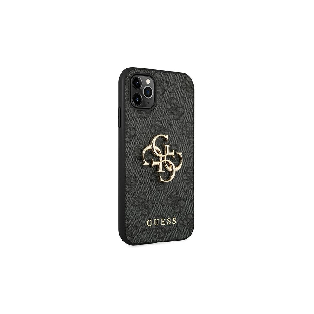 Etui Guess GUHCN584GMGGR Apple iPhone 11 Pro szary/grey hardcase 4G Big Metal Logo