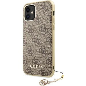 Hurtownia GSM - Etui Guess GUHCN61GF4GBR Apple iPhone 11 brown/brązowy hard case 4G Charms Collection - GUE1219BR - {ean13} - Hurt