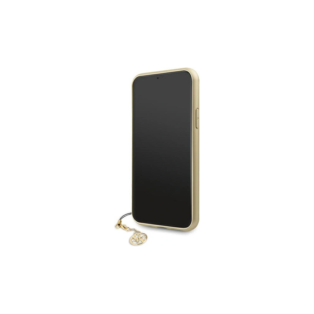 Hurtownia GSM - Etui Guess GUHCN61GF4GBR Apple iPhone 11 hnědý/hnědá tvrdý kryt 4G Charms Collection - GUE1219BR - {ean13} - Hurt