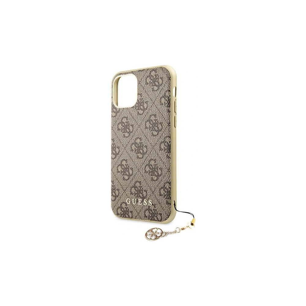 Hurtownia GSM - Etui Guess GUHCN61GF4GBR Apple iPhone 11 brown/brązowy hard case 4G Charms Collection - GUE1219BR - {ean13} - Hurt