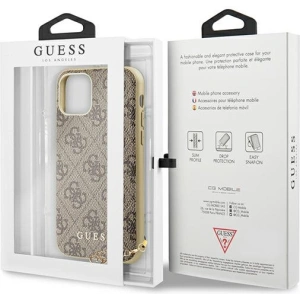 Hurtownia GSM - Etui Guess GUHCN61GF4GBR Apple iPhone 11 brown/brązowy hard case 4G Charms Collection - GUE1219BR - {ean13} - Hurt