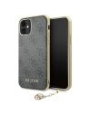 Etui Guess GUHCN61GF4GGR Apple iPhone 11 grey/szary hard case 4G Charms Collection