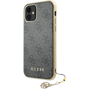 Hurtownia GSM - Etui Guess GUHCN61GF4GGR Apple iPhone 11 grey/szary hard case 4G Charms Collection - GUE1220GRY - {ean13} - Hurt