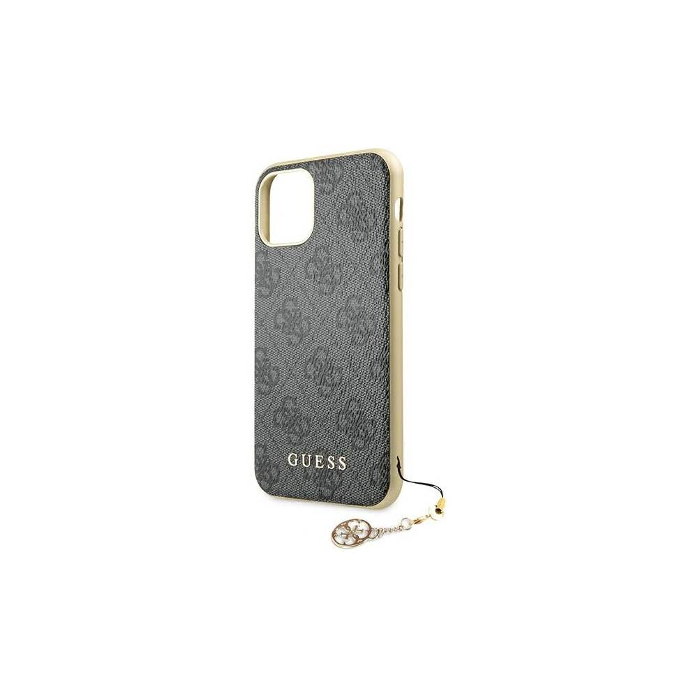 Hurtownia GSM - Etui Guess GUHCN61GF4GGR Apple iPhone 11 grey/szary hard case 4G Charms Collection - GUE1220GRY - {ean13} - Hurt