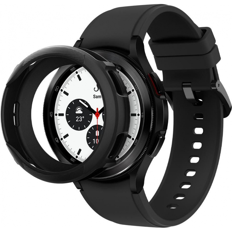Hurtownia Spigen - 8809756649103 - SPN1674BLK - Etui Spigen Liquid Air Samsung Galaxy Watch4 Classic 46mm Matte Black - B2B homescreen