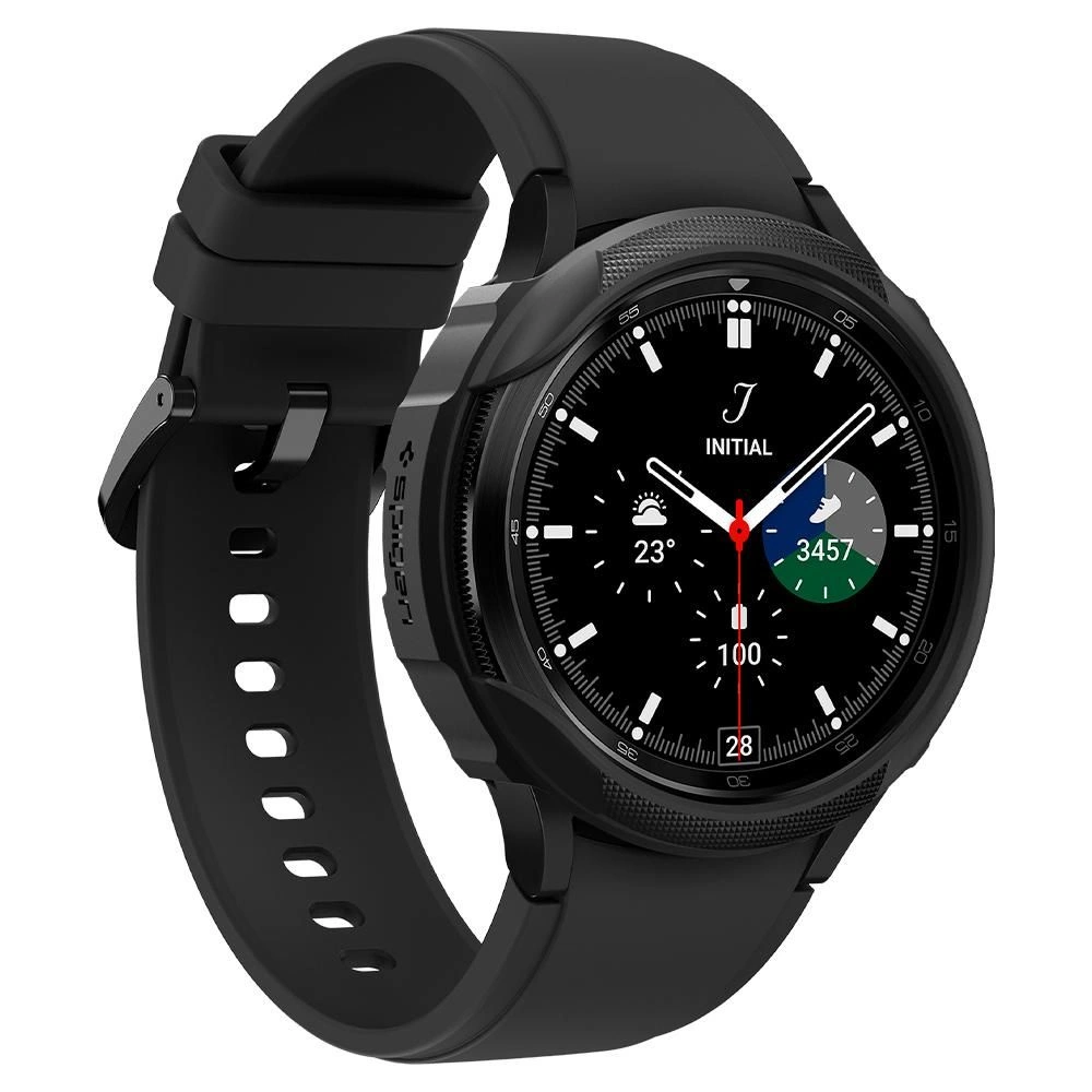 Wholesale Spigen Liquid Air Samsung Galaxy Watch4 Classic 46mm Matte Black - SPN1674BLK - {ean13} - Hurt