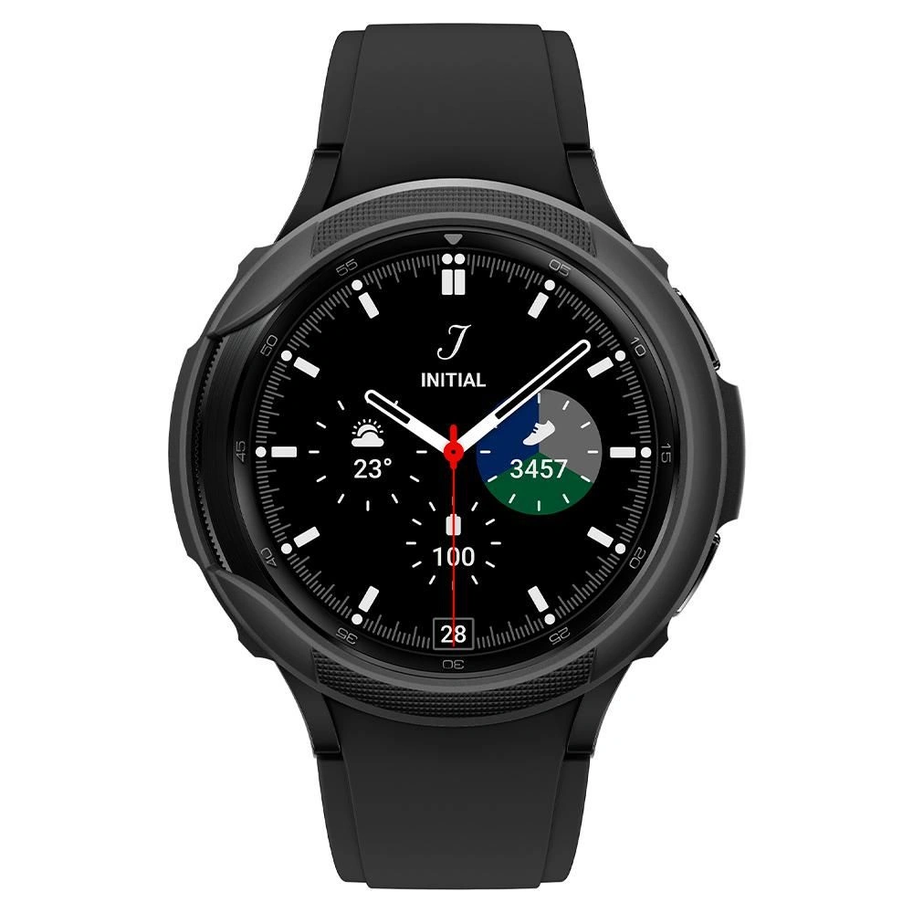 Wholesale Spigen Liquid Air Samsung Galaxy Watch4 Classic 46mm Matte Black - SPN1674BLK - {ean13} - Hurt