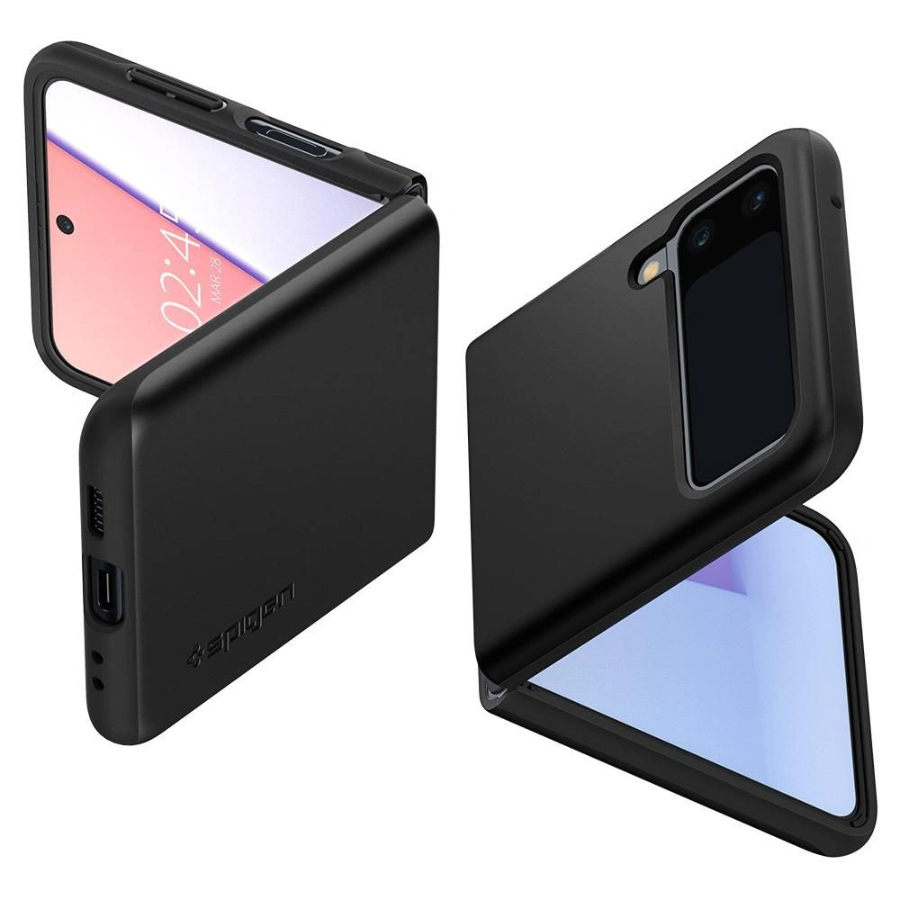 Hurtownia GSM - Etui Spigen Thin Fit Samsung Galaxy Z Flip 3 Black - SPN1676BLK - {ean13} - Hurt