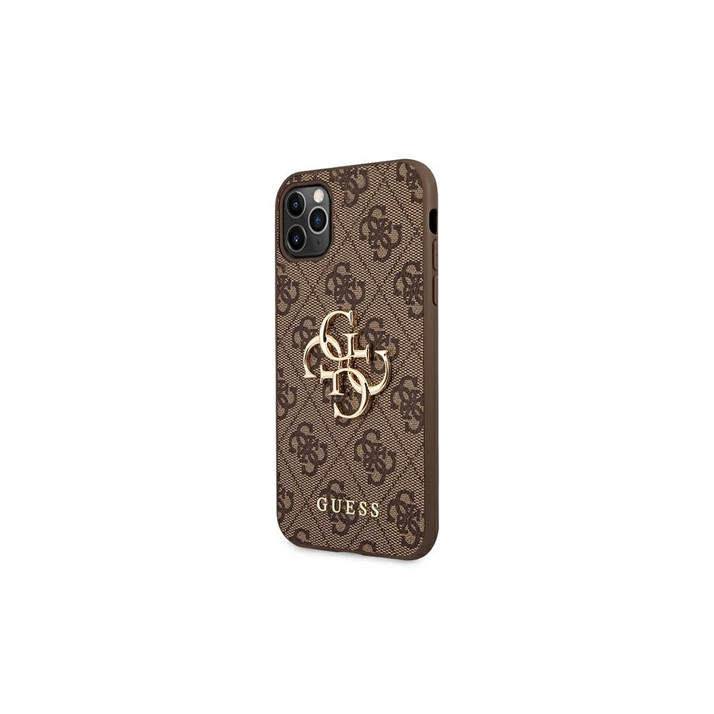 Hurtownia GSM - Etui Guess GUHCN654GMGBR Apple iPhone 11 Pro Max hnědý/brown hardcase 4G Big Metal Logo - GUE1221BR - {ean13} - Hurt