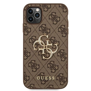 Wholesale Guess GUHCN654GMGBR Apple iPhone 11 Pro Max brown hardcase 4G Big Metal Logo - GUE1221BR - {ean13} - Hurt