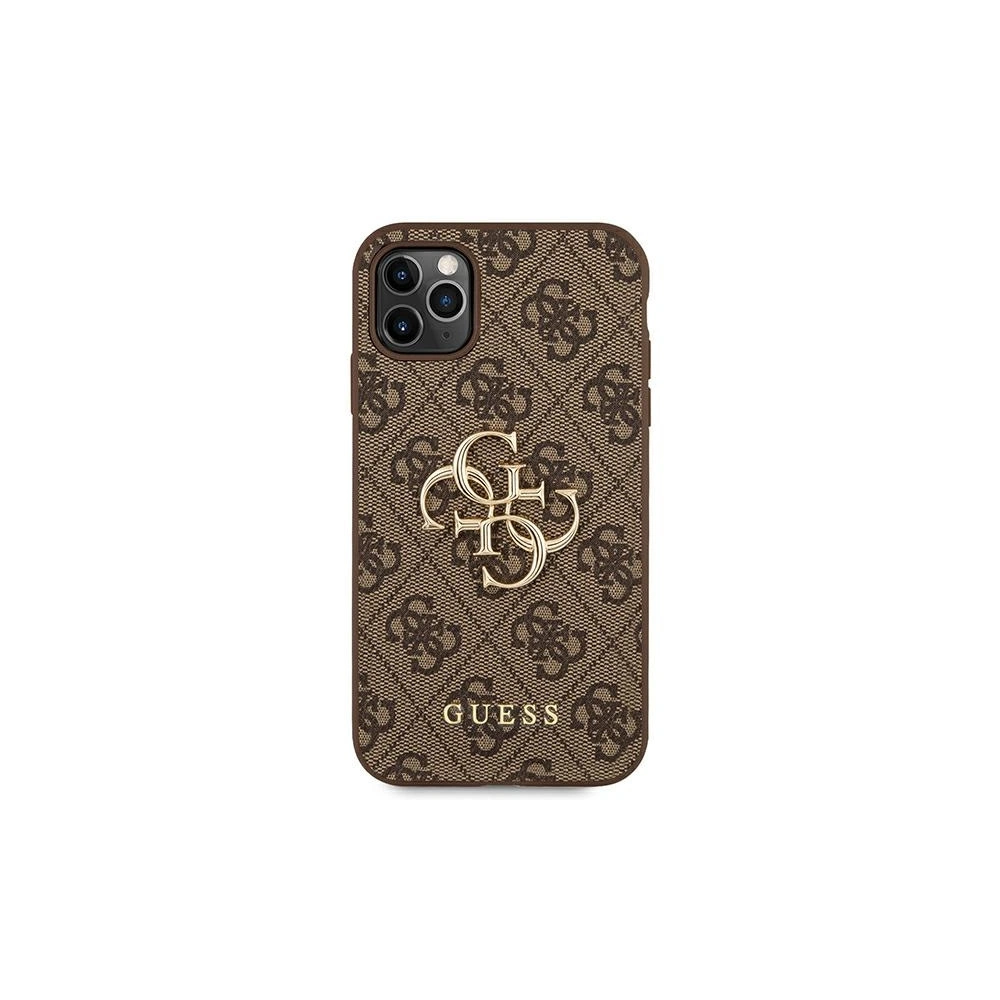 Hurtownia GSM - Etui Guess GUHCN654GMGBR Apple iPhone 11 Pro Max hnědý/brown hardcase 4G Big Metal Logo - GUE1221BR - {ean13} - Hurt