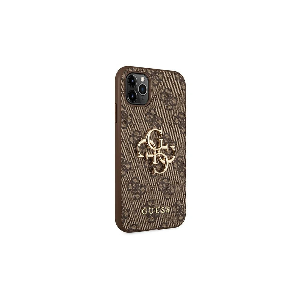 Hurtownia GSM - Etui Guess GUHCN654GMGBR Apple iPhone 11 Pro Max hnědý/brown hardcase 4G Big Metal Logo - GUE1221BR - {ean13} - Hurt