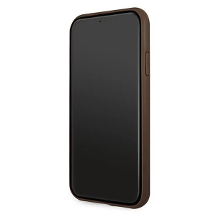 Hurtownia GSM - Etui Guess GUHCN654GMGBR Apple iPhone 11 Pro Max brązowy/brown hardcase 4G Big Metal Logo - GUE1221BR - {ean13} - Hurt