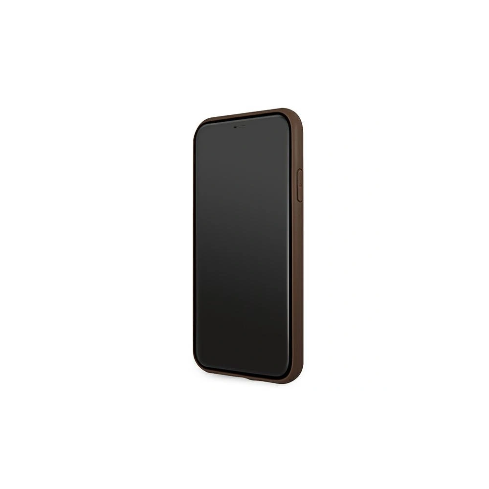 Hurtownia GSM - Etui Guess GUHCN654GMGBR Apple iPhone 11 Pro Max hnědý/brown hardcase 4G Big Metal Logo - GUE1221BR - {ean13} - Hurt