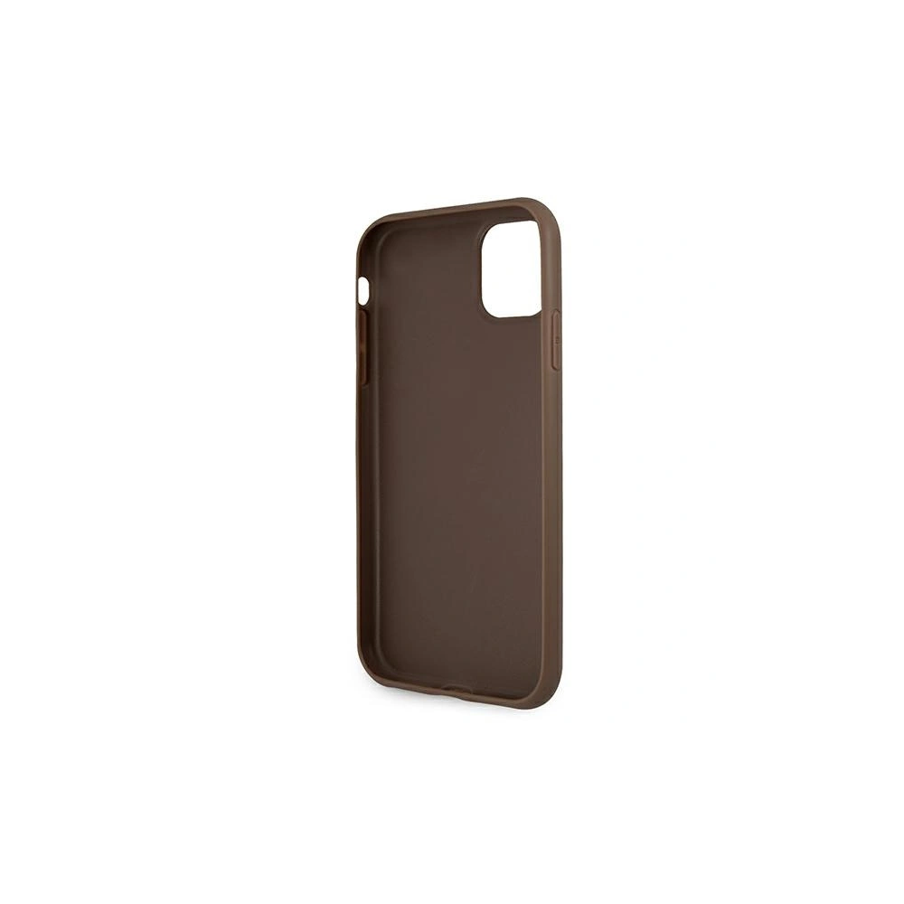 Hurtownia GSM - Etui Guess GUHCN654GMGBR Apple iPhone 11 Pro Max brązowy/brown hardcase 4G Big Metal Logo - GUE1221BR - {ean13} - Hurt
