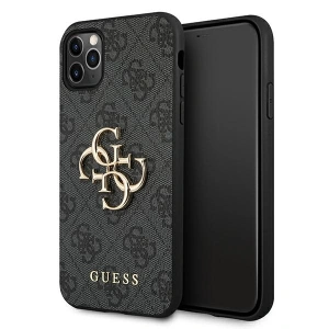 Hurtownia GSM - Etui Guess GUHCN654GMGGR Apple iPhone 11 Pro Max szary/grey hardcase 4G Big Metal Logo - GUE1222GRY - {ean13} - Hurt