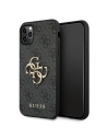 Guess GUHCN654GMGGR Apple iPhone 11 Pro Max grey hardcase 4G Big Metal Logo