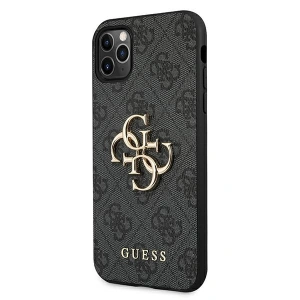 Hurtownia GSM - Etui Guess GUHCN654GMGGR Apple iPhone 11 Pro Max szary/grey hardcase 4G Big Metal Logo - GUE1222GRY - {ean13} - Hurt