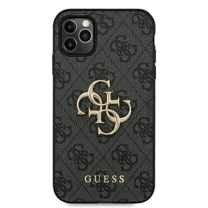 Hurtownia GSM - Etui Guess GUHCN654GMGGR Apple iPhone 11 Pro Max szary/grey hardcase 4G Big Metal Logo - GUE1222GRY - {ean13} - Hurt